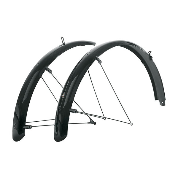 SKS B69 Bluemels Full Coverage Fender Set - 69mm 27.5/29/700 x 2.5 Black