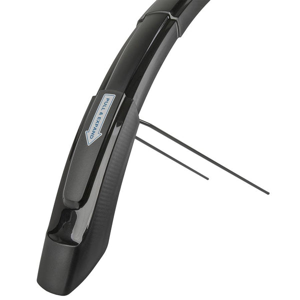 M-Wave Mud Max F+R ADJ L Fender 26''-29'' 62mm Black