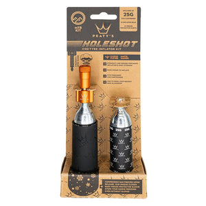 Peaty's Holeshot CO2 MTN Tire Inflator Kit w/2x25g Gold