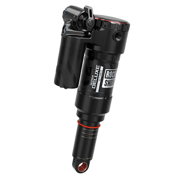 RockShox Super Deluxe Ultimate RC2T Rear shock 205x62.5 Shaft Eyelet: Trunnion Body Eyelet: Standard Linear Air 0Neg/2Pos Tokens LinearReb/L1Comp 320lb Lockout