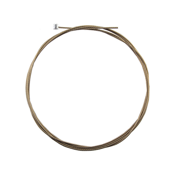 Origin8 SS SuperSlick Electrolysis MTB Brake Cable Front or Rear 2800mm 1.5mm SS Gold MTB