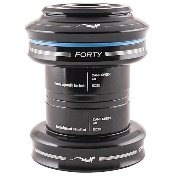 Cane Creek 40 EC30/25.4 / EC30/26 Headset 1" Straight Steerer Black