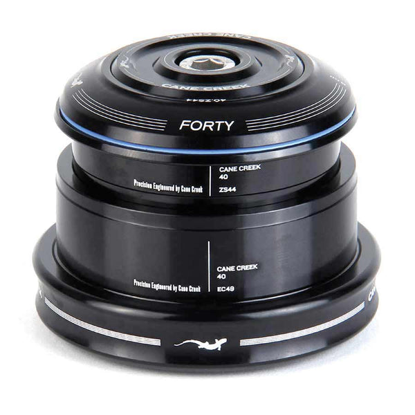 Cane Creek 40 ZS44/28.6 / EC49/40 Tapered Headset Tapered Steerer Black