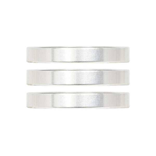 Industry Nine iRiX Headset Spacer 1-1/8'' Height: 5mm Aluminum Silver 3pcs