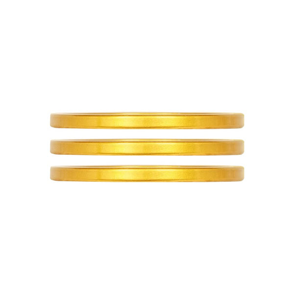 Industry Nine iRiX Headset Spacer 1-1/8'' Height: 2.5mm Aluminum Gold 3pcs