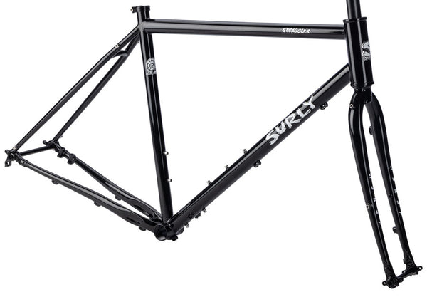 Surly Straggler Frameset - 650b Steel Hi-Viz Black 46cm