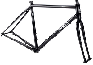 Surly Straggler Frameset - 700c Steel Hi-Viz Black 56cm