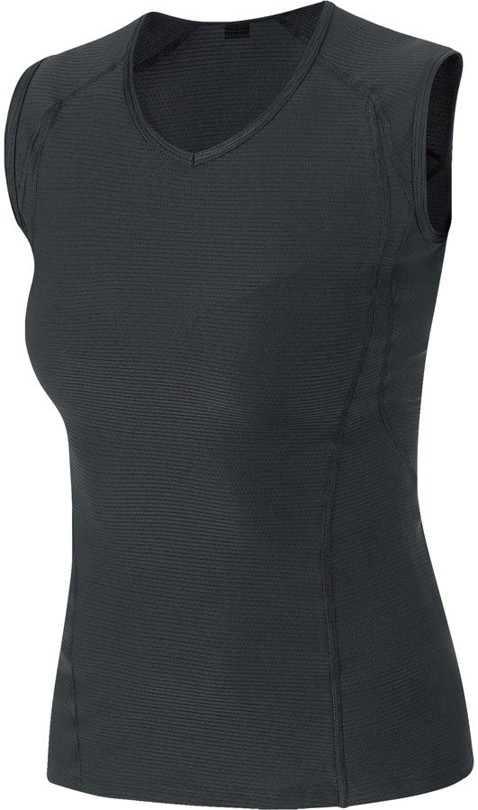 Gorewear M Base Layer Sleeveless Shirt - Black Women's Large