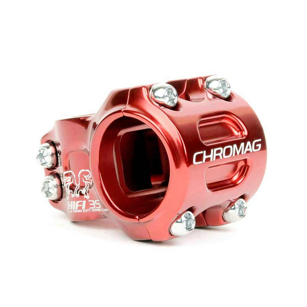 Chromag HiFi Stem 1-1/8'' L: 50mm 0° Dia: 35mm Red