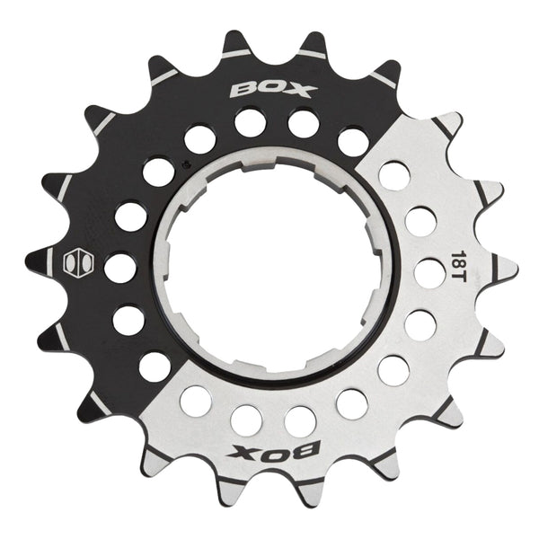 BOX Box One 3/32" CNC AL 7075 Cog Black - 18t