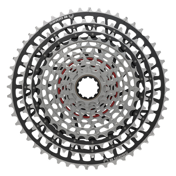 SRAM XX SL Eagle T-Type XS-1299 Cassette - 12-Speed 10-52t For XD Driver Silver/BLK