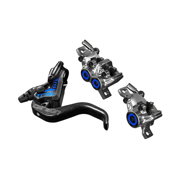 Magura MT Trail SL Disc Brake Set Disc Brake Set - Front Rear Hydraulic Post Mount BLK/Chrome