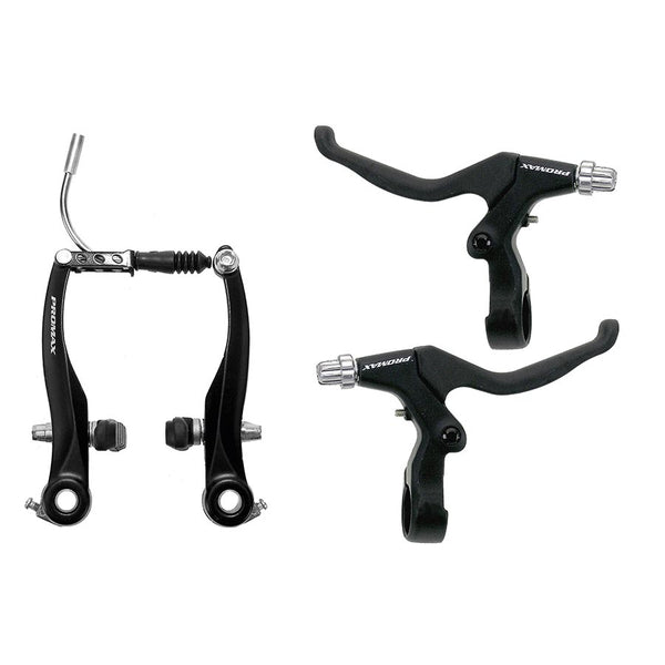 Promax TX V-Brake and Lever Set Front and Rear Black