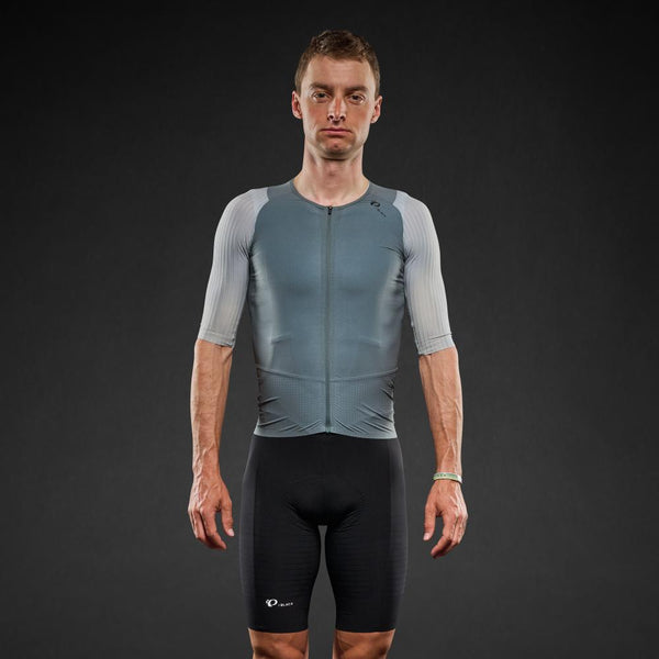 Men's Pi PRO/BLACK Jersey - BALSAM GREEN/SILVER BLUE / XS