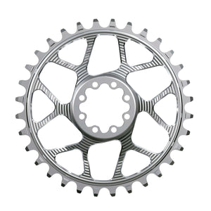 Works Components Round Chainring SRAM 8-Bolt 32T Boost 3mm Slv