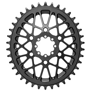 absoluteBLACK Oval Chainring SRAM AXS Gravel 44T - Black