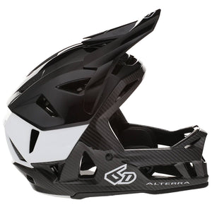 6D Helmets Alterra Helmet Solid Gloss Black/White - M/L