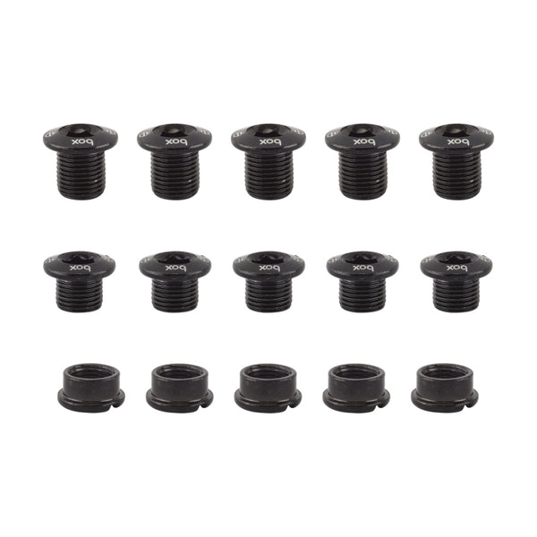 BOX Spiral Chainring Bolt Kit Black