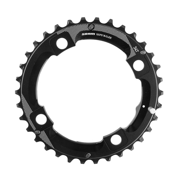 SRAM 34 Tooth 104mm BCD Outer Chainring With Medium Overshift Pin Use 22T