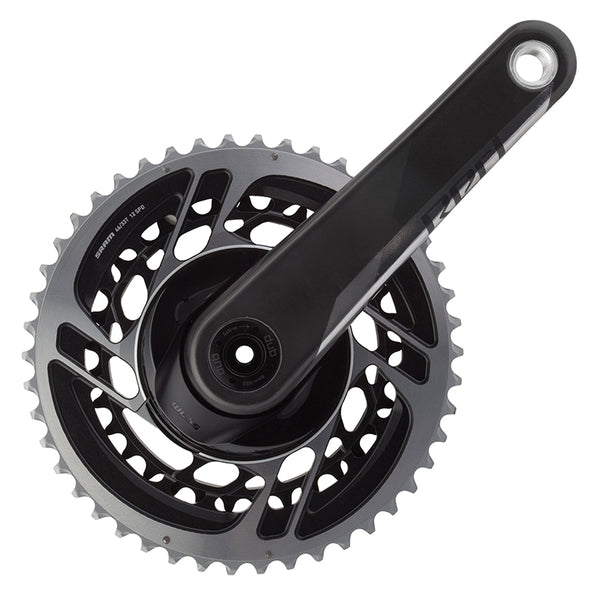 SRAM RED AXS Crankset - 170mm 12-Speed 46/33t Direct Mount DUB Spindle Interface Natural Carbon D1