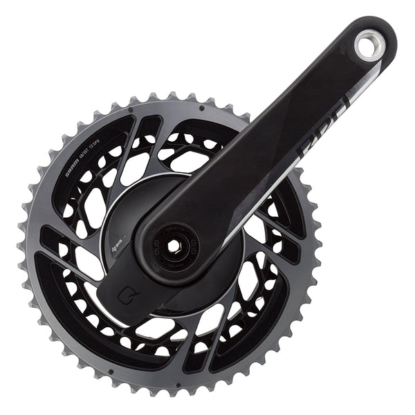 SRAM Red AXS Quarq Power Meter Crankset Speed: 12 Spindle: 28.99mm BCD: Direct Mount 48/35 DUB 175mm Black Road