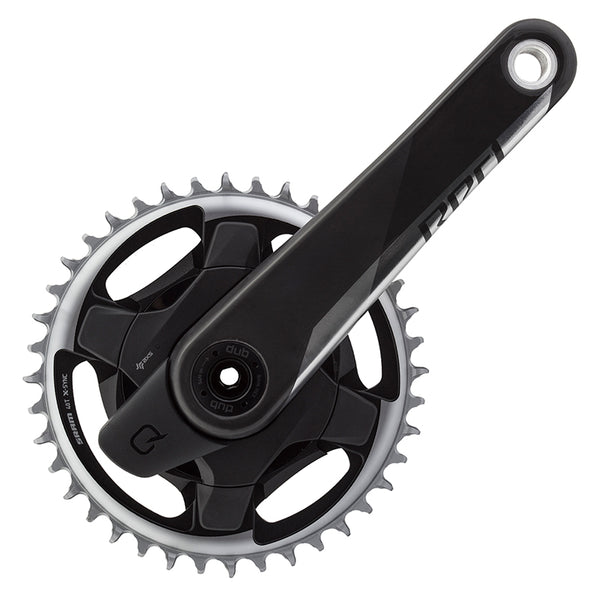 SRAM Red 1 AXS Quarq Power Meter Crankset Speed: 12 Spindle: 28.99mm BCD: Direct Mount 40 DUB 175mm Black Road