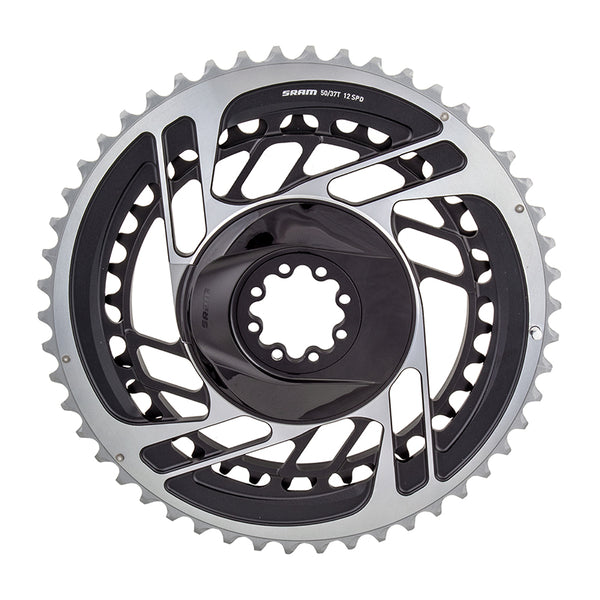 SRAM Red AXS 2x Chainring Teeth: 37/50 Speed: 12 BCD: Direct Mount Pair Aluminum Grey