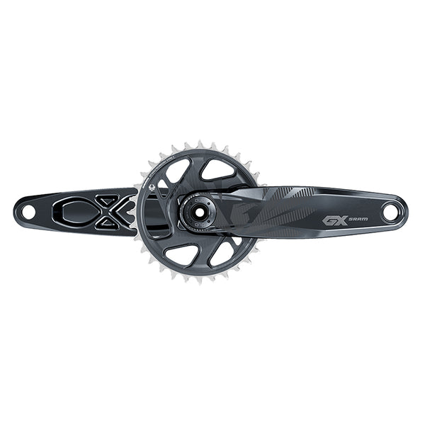 SRAM GX Eagle Fat Bike Crankset - 175mm 12-Speed 30t Direct Mount DUB Spindle Interface For 190mm Rear Spacing Lunar