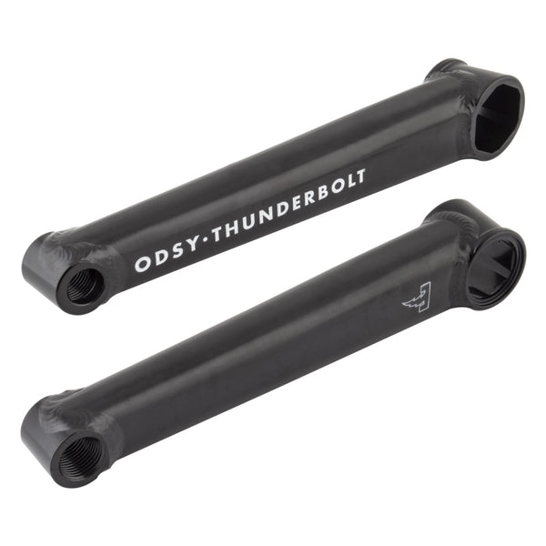 Odyssey Thunderbolt Crankset - 170mm Left Hand Drive Rust Proof Black