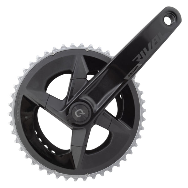 SRAM Rival AXS Crankset Quarq Power Meter - 172.5mm 12-Speed 46/33t Yaw 107 BCD DUB Spindle Interface BLK D1