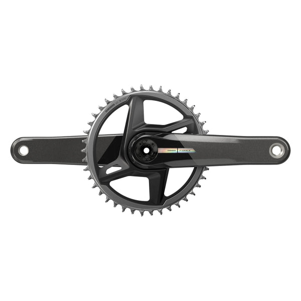 SRAM Force 1 Wide Crankset - 165mm 12-Speed 40t Direct Mount DUB Spindle Interface Iridescent Gray D2