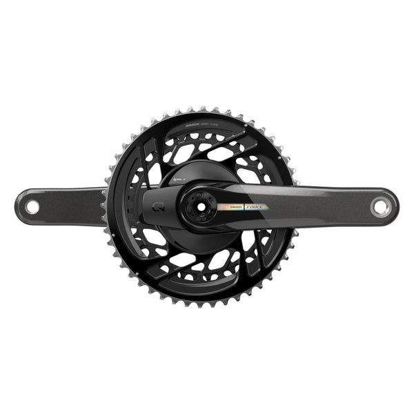 SRAM Force AXS Power Meter Crankset - 175mm 2x 12-Speed 46/33t Direct Mount DUB Spindle Interface Iridescent Gray D2