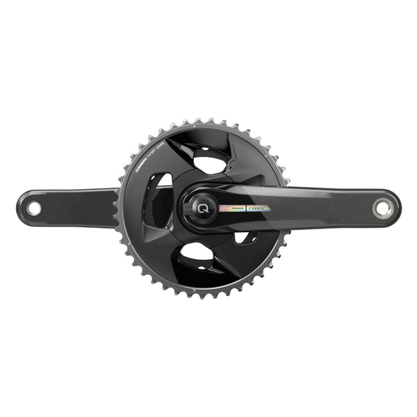 SRAM Force D2 2x Wide Power Meter Crankset Speed: 12 Spindle: 28.99mm BCD: Direct Mount 43/30 DUB 175mm Black Road Disc