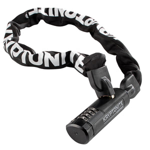 Kryptonite Keeper 712 Combination Integrated Chain Black