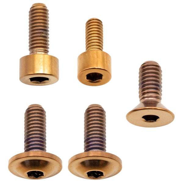 Better Bolts Fox 36 Fork Ti Bolt Kit 2016-2020 Grip Copper 5/Ct