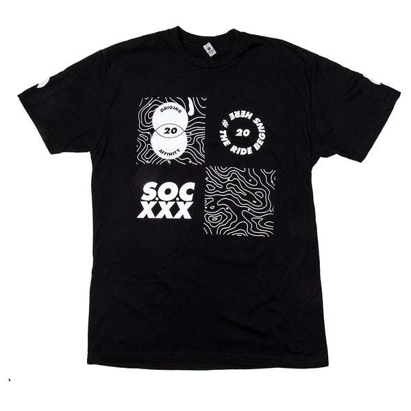 Origin8 Origin8 Affinity 30yr Sea Otter Classic T-Shirt  MD Unisex Black Sea Otter Classic 2020