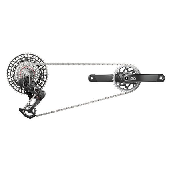 SRAM XX SL T-Type Eagle Transmission Groupset - 170mm Crank 34t Chainring AXS POD Controller 10-52t Cassette Rear Derailleur Chain