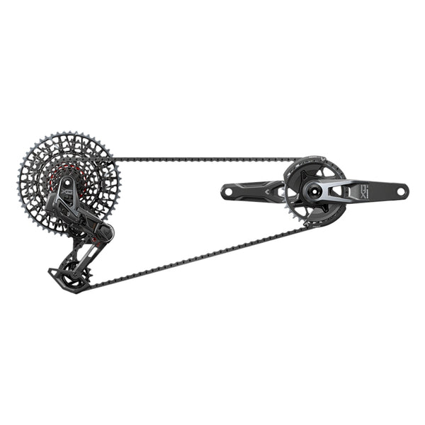 SRAM X0 T-Type Eagle V2 AXS Groupset 165mm Black  >