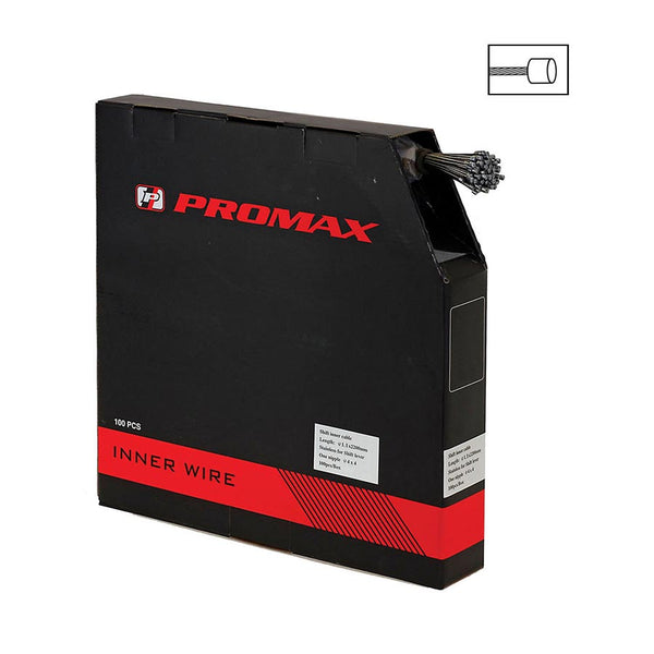 Promax 1.1mm Shift Shifter Cables 1.1mm 2200mm Stainless Steel Shimano/SRAM Box of 100