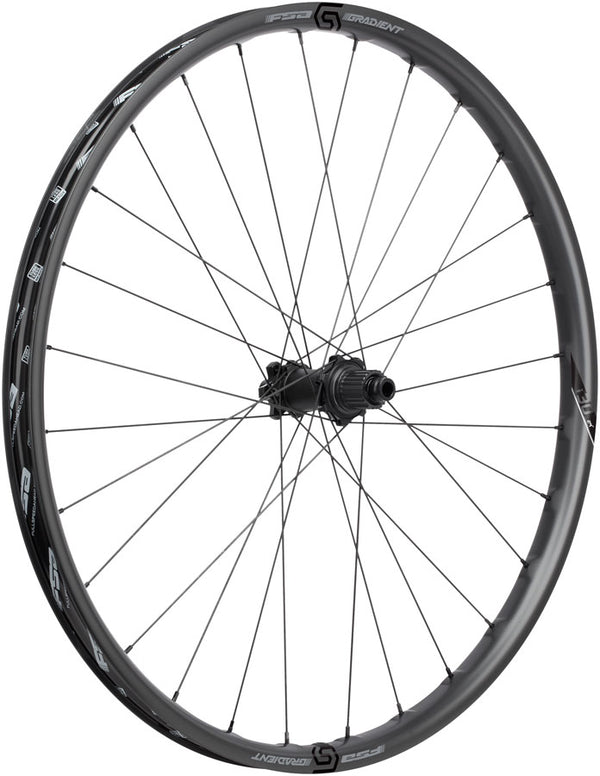 Full Speed Ahead Gradient Carbon i30 Rear Wheel - 27.5" 12 x 148mm 6-Bolt Micro Spline Carbon BLK