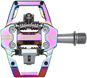 HT Components T2 Pedals - Dual Sided Clipless Platform Aluminum 9/16