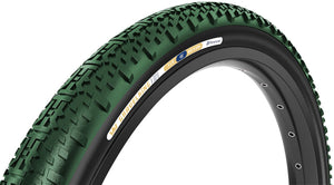 Panaracer GravelKing X1 Tire - 700 x 45 Tubeless Folding British Racing Green/BLK