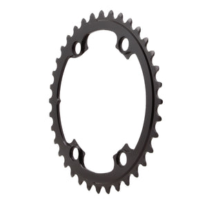absoluteBLACK Round Chainring 4x110BCD Shimano Asym 36T - Black
