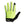 Attack Full Finger Gloves - SCREAMING YELLOW / XS