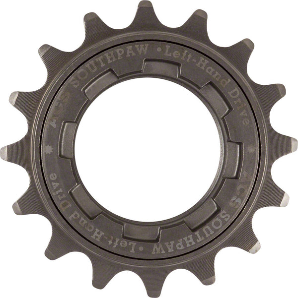 ACS Southpaw Freewheel - 16t Gun Metal For Left Hand Drive