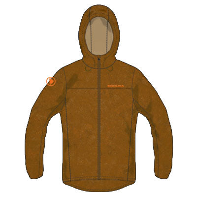 Endura Hummvee Windproof Shell Jacket  Medium Trail Bronze