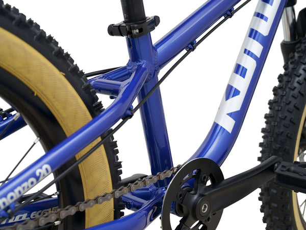 Kona Honzo 20 Kids Mountain Bike — Trail-Ready 20×2.6″, Hydraulic Brakes