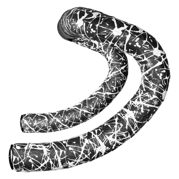 Supacaz Super Sticky Kush Black/White Splat bar tape