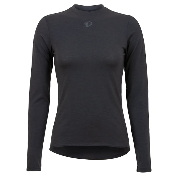 Women's Transfer Wool Long Sleeve Baselayer - PHANTOM / XS