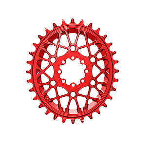 absoluteBLACK Oval SRAM T-Type DM 8-Hole Boost Chainring 32T Red